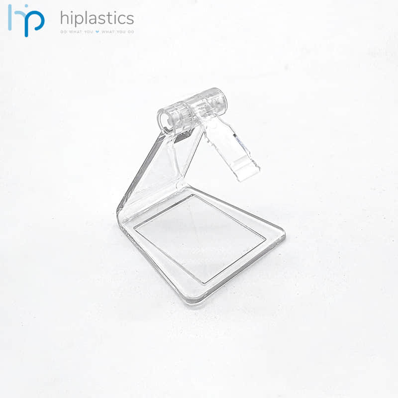 Hiplastics HYZ13025-1 Plastic Universal ESL 4.2” Table Stand for Hanshow and SoluM Labels缩略图