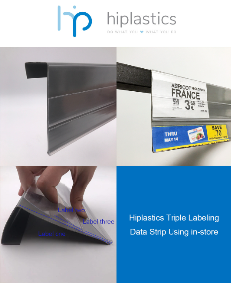 Hiplastics Triple Labeling Data Strips Using in-store缩略图