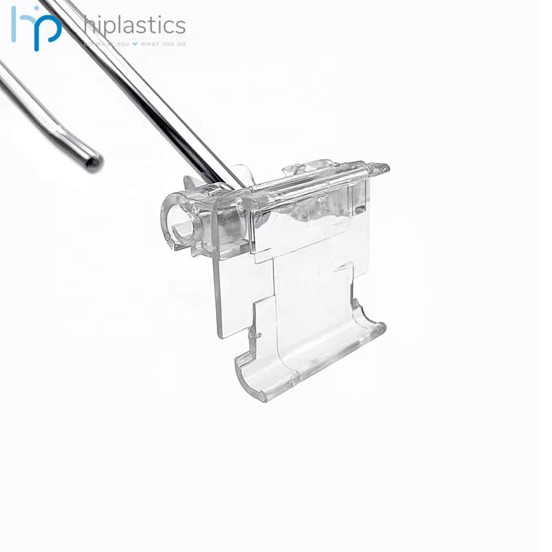 Hiplastics APEHP34 Plastic ESL Solutions for Hanshow Labels Single Label Holder for Wire and Hook缩略图