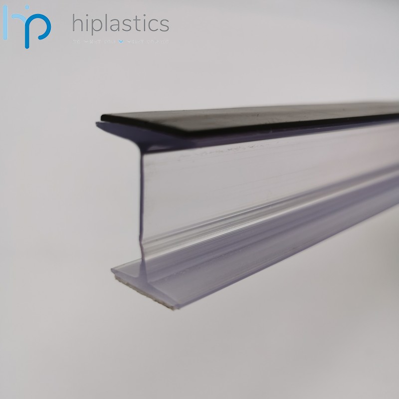 Hiplastics SLANTPROFILE33 Séparateur double en plastique autocollant pour la gestion des étagères缩略图