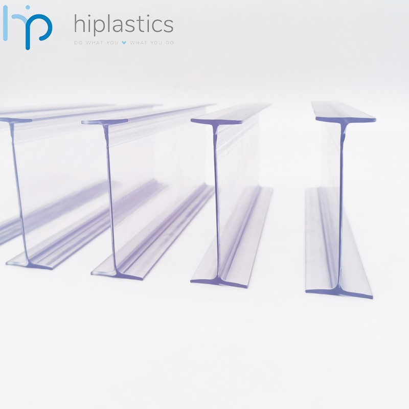 Hiplastics SLANTPROFIL80E Séparateur en plastique extrudé avec adhésif pour la gestion des étagères缩略图