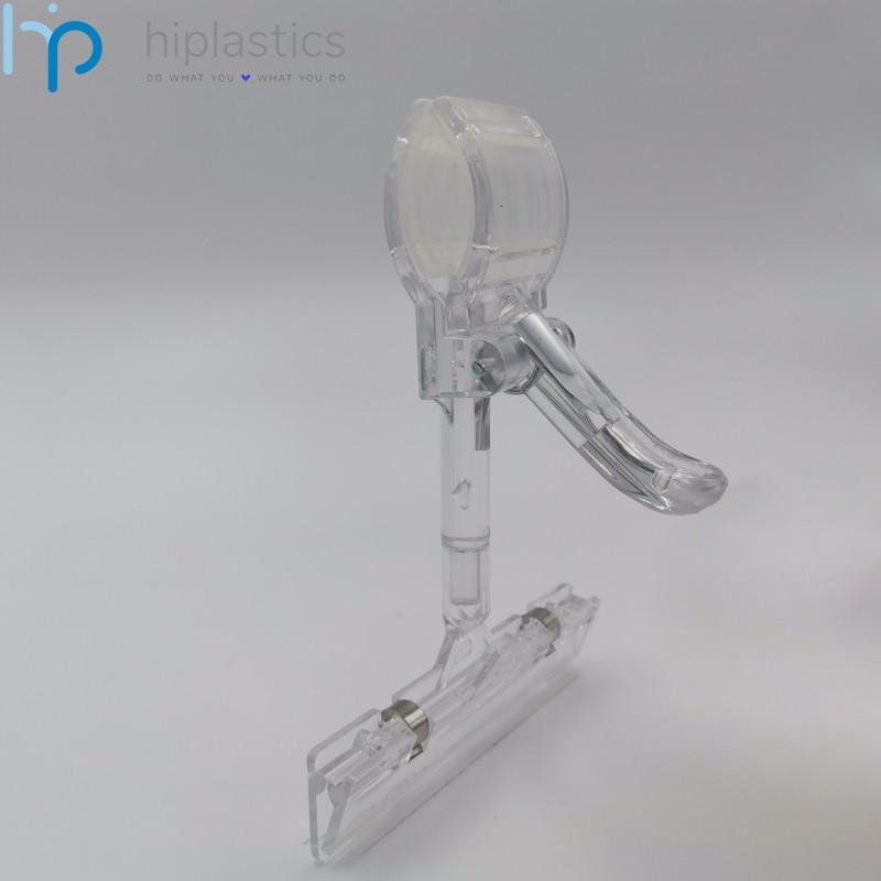 Hiplastics HYZ21064 PC PS Thumb Clip on Sign Holder for Retailing缩略图 (Support d'enseigne à pince pour le commerce de détail)