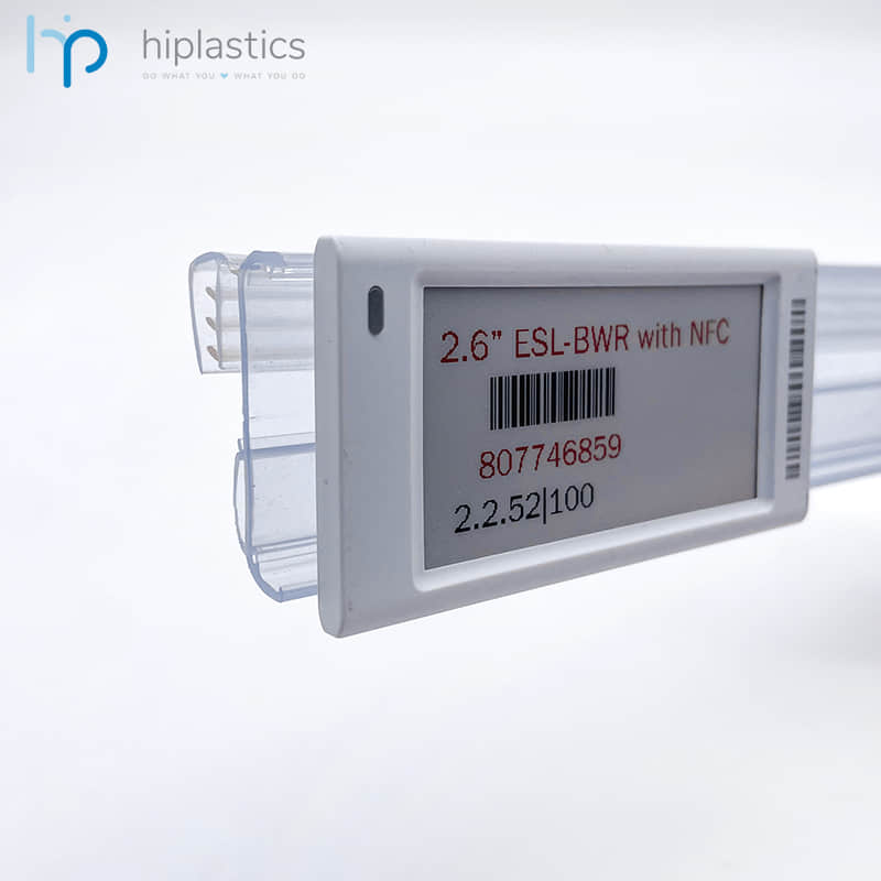 Hiplastics SGTPHD1-3 Rail d'accrochage sur plaque métallique pour étiquette d'étagère électronique ZKONG ESL缩略图